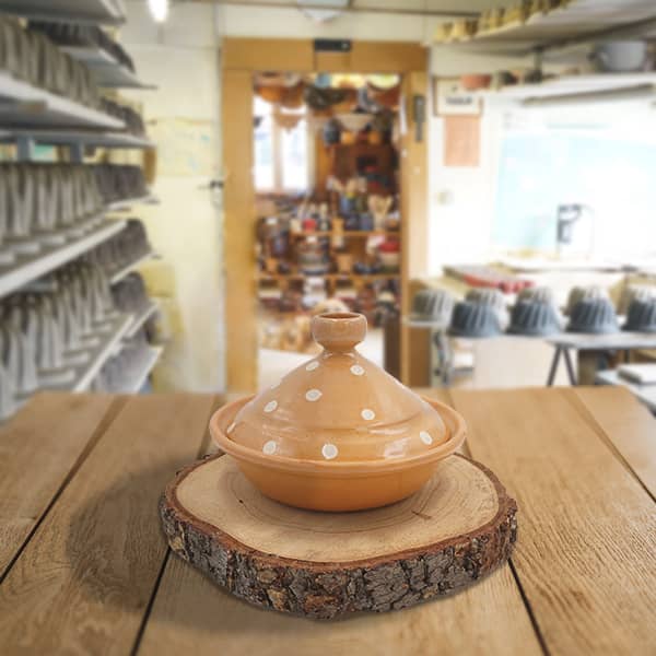 tajine terre cuite décorée poterie friedmann terre naturelle de soufflenheim