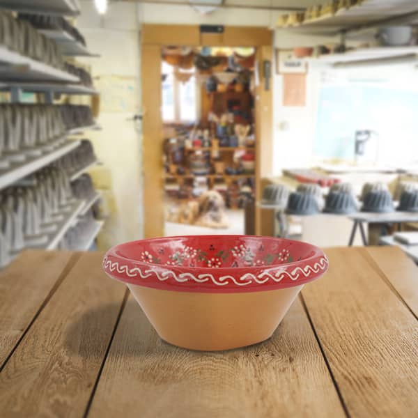 terrine à pâte décorée poterie friedmann terre naturelle de soufflenheim